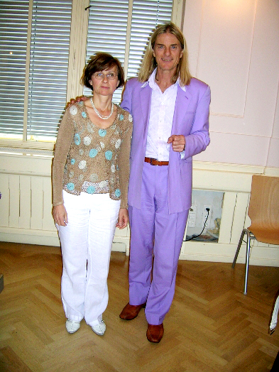 Ian White beim Seminar Australische Bush-Blüten I am 12. Juni 2009 in Poysdorf/Nö. Foto australische Bushblüten 2